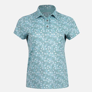 New Swannies Women's Georgia Golf Polo - Surf