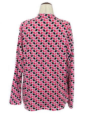 Tail White Label Pink & Black Long Sleeve Golf Tip Size XXL - 0