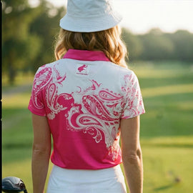 New Putter Girl Love Pink Golf Polo Size XL MSP$55 - 0