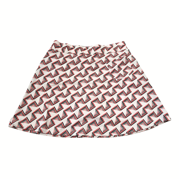Sport Haley Red & Black Triangle Printed Skort Size S