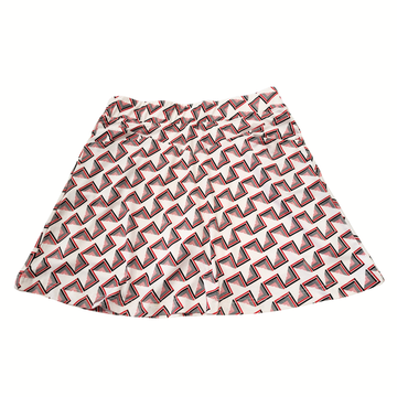 Sport Haley Red & Black Triangle Printed Skort Size S - 0