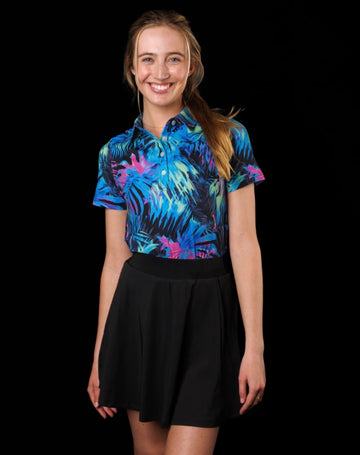 New Sunday Swagger Women's Heatwave Short Sleeve Golf Polo