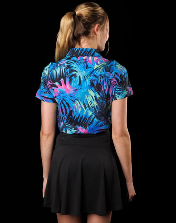 New Sunday Swagger Women's Heatwave Short Sleeve Golf Polo - 0