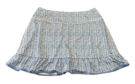 Vineyard Vines Blue & White Ruffled Performance Skort Size XL MSP$118