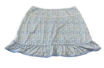 Vineyard Vines Blue & White Ruffled Performance Skort Size XL MSP$118 - 0