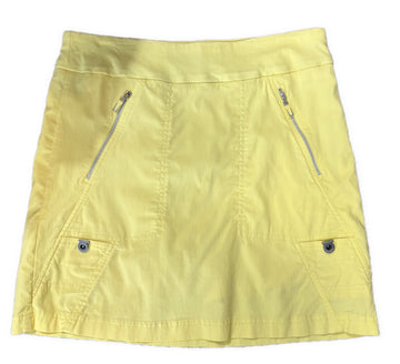 Jamie Sadock Yellow Pull-On Skort Size 10