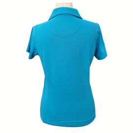 Pebble Beach Turquoises 1/4 Zip Performance Golf Polo Size M - 0