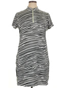 Tail Activewear Black & White Zebra Print Golf Dress Size XL-1