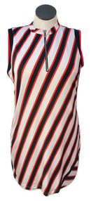 Tail Women's Red, White & Black Patterned Golf Dress Size XL-1