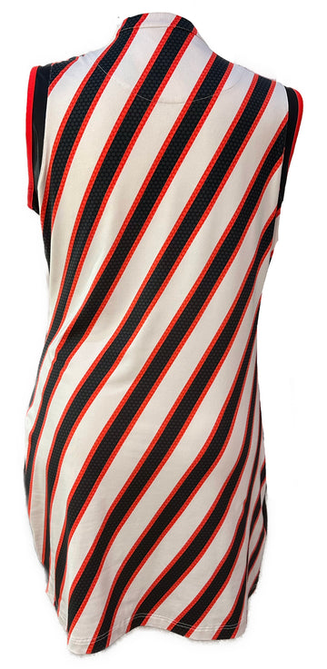 Tail Women's Red, White & Black Patterned Golf Dress Size XL - 0