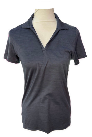 New Puma Women's Navy Cloudspun Short Sleeve Golf Polo Size S MSP$60