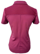 Lija Women's Plum Short Sleeve Golf Top Size S MSP$120-2