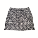 New Greg Norman White & Black Animal Print Golf Skort Size M-1