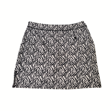 New Greg Norman White & Black Animal Print Golf Skort Size M