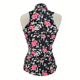 New Tzu Tzu Tabitha Sleeveless Golf Top -Kabuki MSP$99 - 0