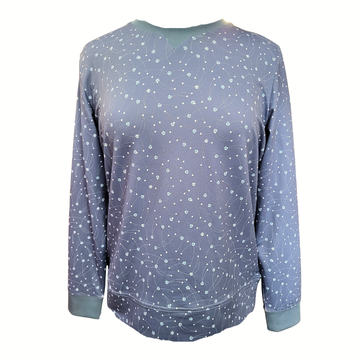 Peter Millar Blue Storm Birdie Crew Neck Top Size M
