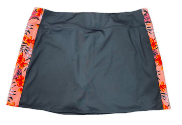 Tommy Bahama Women's Gray Golf Skort w/Floral Inserts Size XL - 0