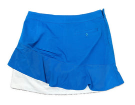 Lady Hagen Women's Blue Golf Skort w/White Accents Size 10 - 0