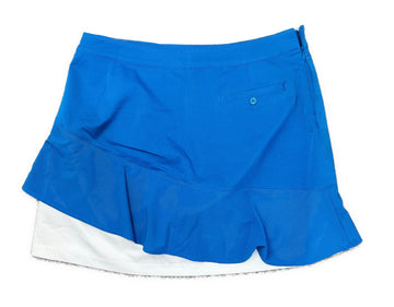 Lady Hagen Women's Blue Golf Skort w/White Accents Size 10 - 0