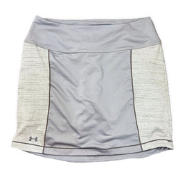 Under Armour Women's Light Gray Pull-on Golf Skort Size M