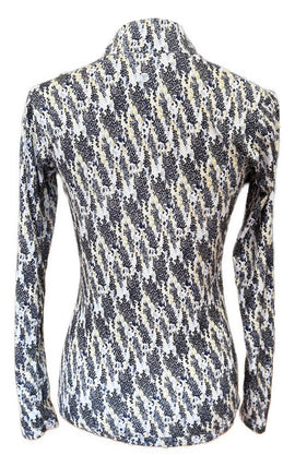 EP NY Mini Leopard Print Blue, Black & Yellow Sun Shirt Size XS - 0