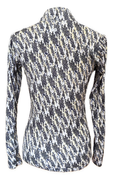 EP NY Mini Leopard Print Blue, Black & Yellow Sun Shirt Size XS - 0