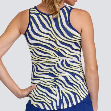 Tail Activewear Women's Zebra Safari Maya Tank Size M MSP$76