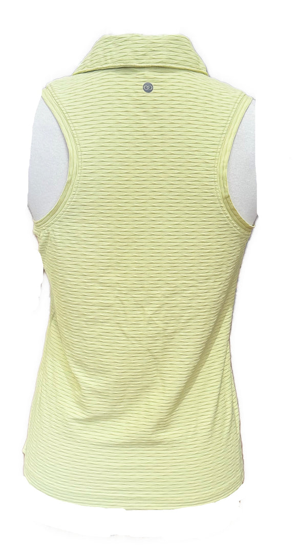 Calia Women's Renew Sleeveless Golf Polo - Lime Size S