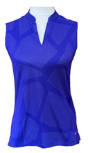 Nike Dri-Fit Standard Fit Violet Mesh Shape Sleeveless Golf Top Size S-1