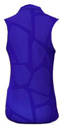 Nike Dri-Fit Standard Fit Violet Mesh Shape Sleeveless Golf Top Size S-2