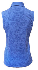 Dunning Golf Women's Purple Print Sleeveless Golf Polo Size S MSP$88-2