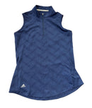 Adidas Women's Navy Glitter Dot Print Sleeveless Top Size S-1