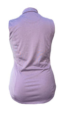 Callaway Lavender Heather Sleeveless Polo Size L-2