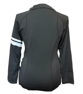 New Scratch Seventy Black Lindsay Long Sleeve Golf Top MSP$89 - 0