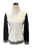 Women's EP Pro Full-Zip Mid-Weight White Jacket Size S MSP$90-1