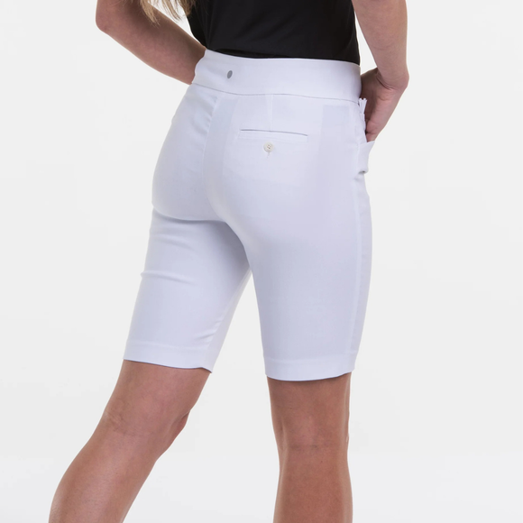 New EP NY 20" Pull-On Compression Short - White Size L