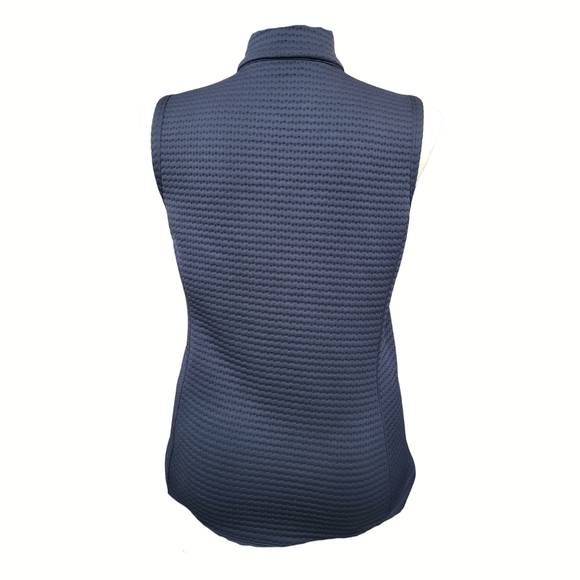 Lady Hagen Full Zip Navy Quilted Vest Size L