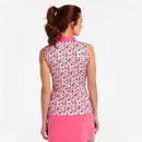 New EP NY Women's Abstract Irate Spot Sleeveless Golf Polo MSP$80-3