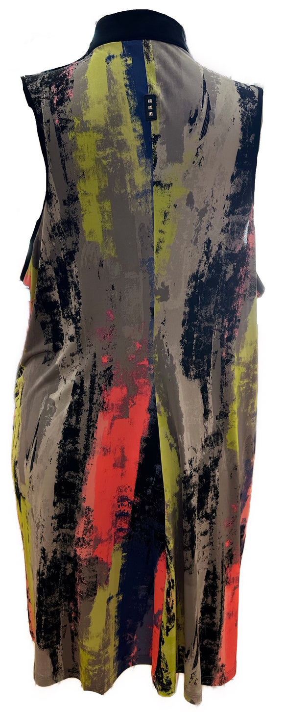 Jamie Sadock Women's Pink, Gray & Green Patterned Golf Dress Size XXL