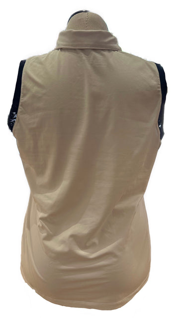 Nike Golf Women's White Sleeveless Top w/Navy Outlining Size XL - 0