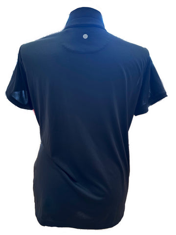 EP NY Women's Black Short Sleeve Golf Polo Size XXL - 0