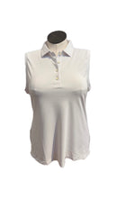 New Peter Millar Sleeveless Polo -White Size XL-1