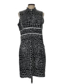 Tail Women's Black & White Patterned Sleeveless Golf Dress Size L-1