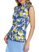 New Tail White Label Sleeveless Trellis Dance Golf Top Size XL-1