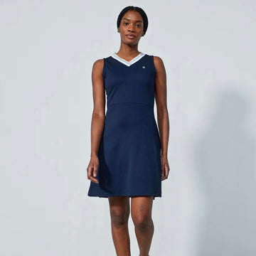 New Daily Sports Sicaya Navy Sleeveless Golf Dress MSP$150