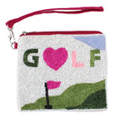 New Green Golf Beaddie Wristlet-1