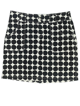 Jofit Black & White Large Polka Dot Golf Skort Size 8 MSP$92