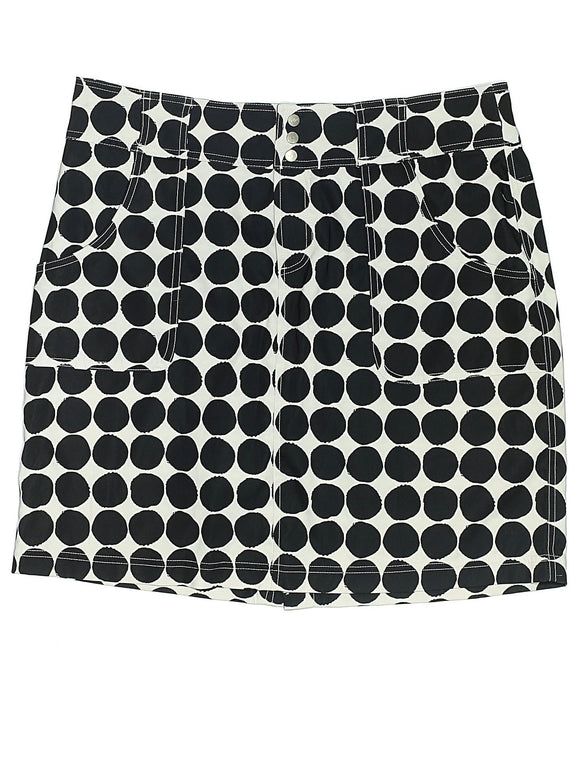 Jofit Black & White Large Polka Dot Golf Skort Size 8 MSP$92