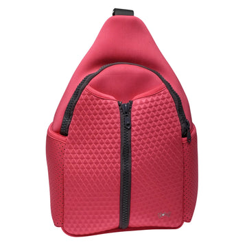 New Glove It Neoprene Coral Pickleball Sling Bag MSP$79 - 0