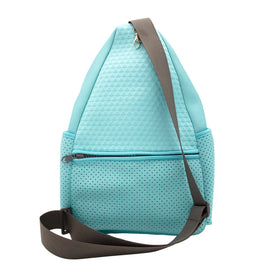 New Glove It Capri Blue Neoprene Pickleball Sling Bag MSP$79 - 0